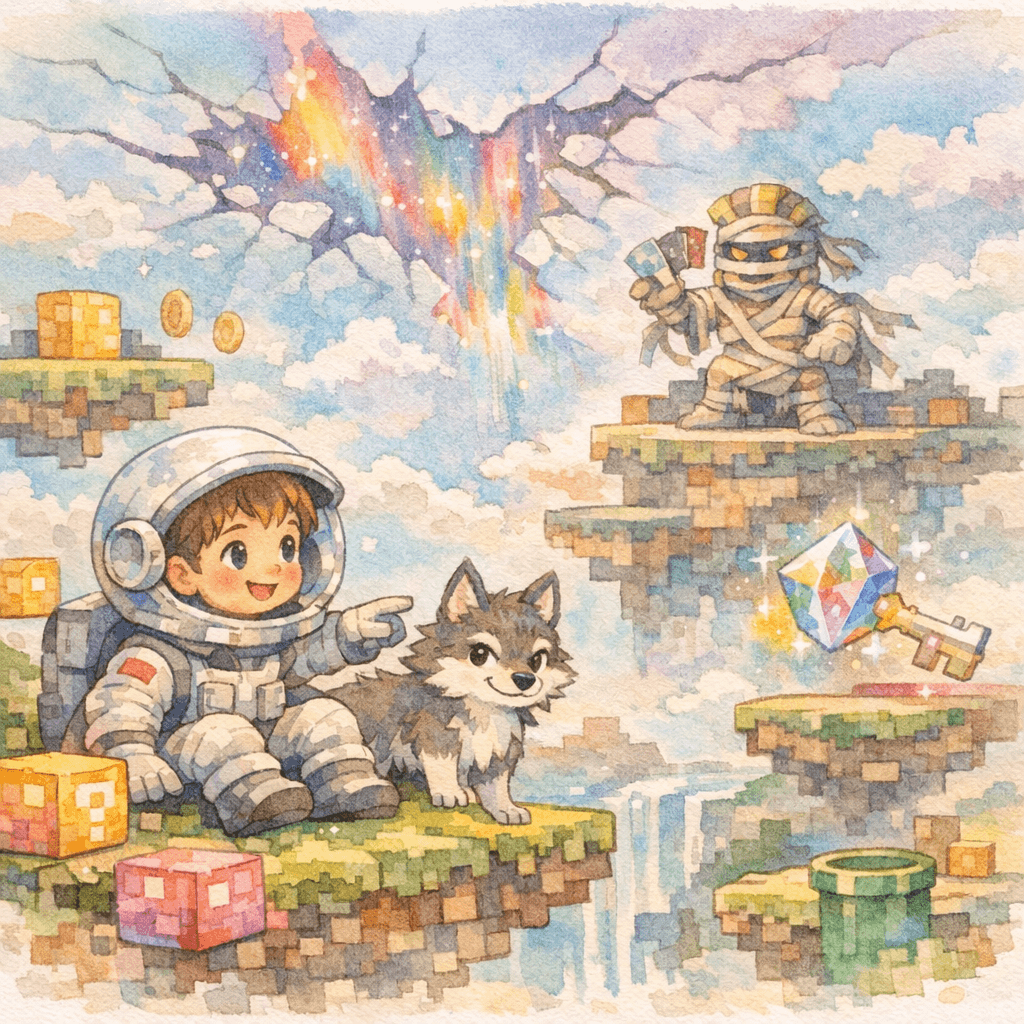 Steph and the Prism Key of Game World