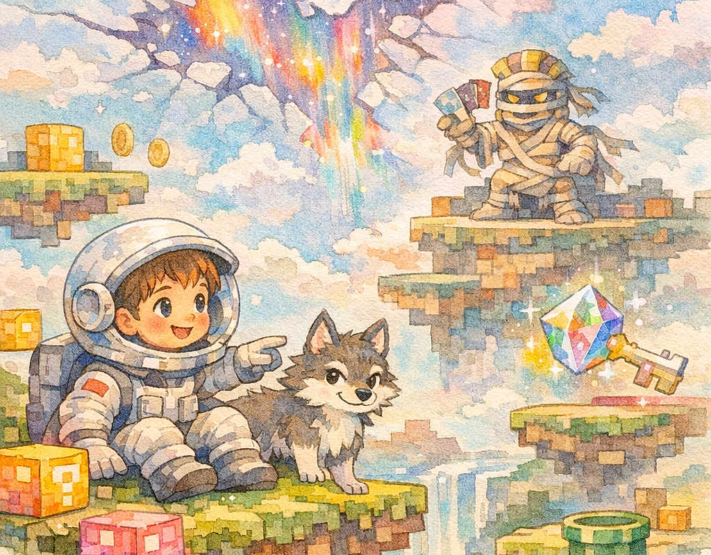 Steph and the Prism Key of Game World
