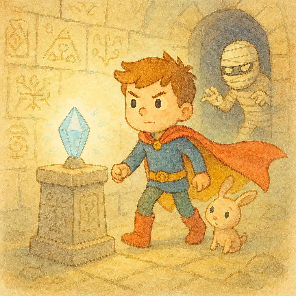 Errol and the Glowing Crystal