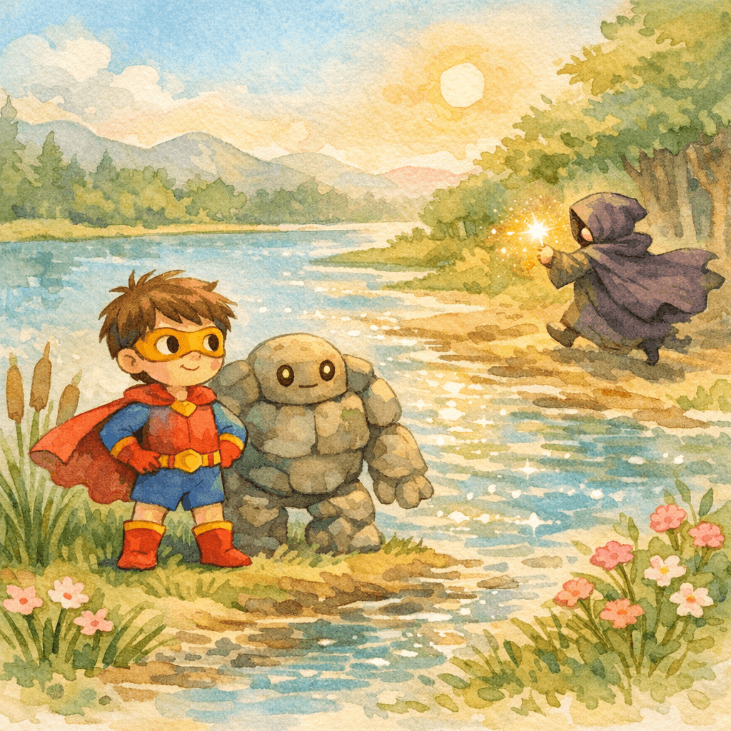Super Kia Man and the Lake’s Sparkle