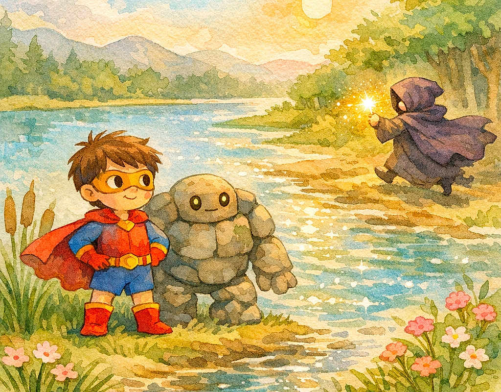 Super Kia Man and the Lake’s Sparkle