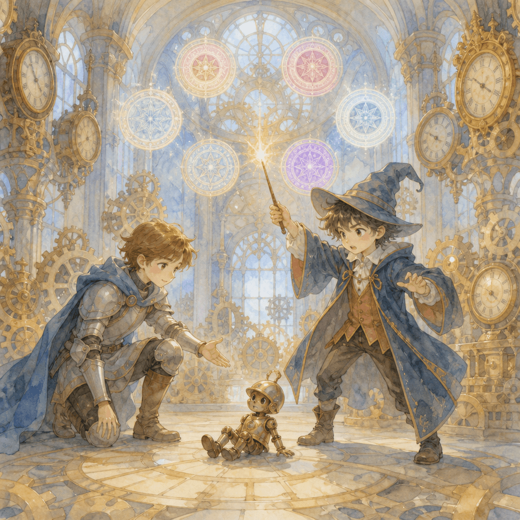 Hero of All Who Need His Help and the Clockwork Hall