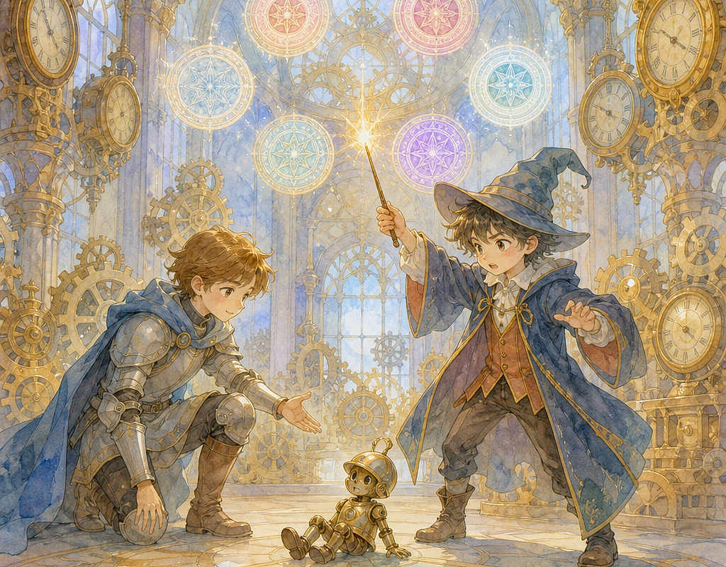 Hero of All Who Need His Help and the Clockwork Hall