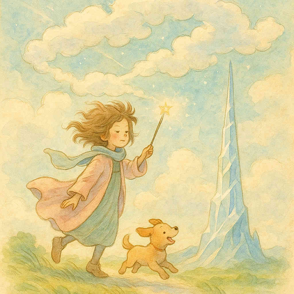 Aurora and the Starlit Summit