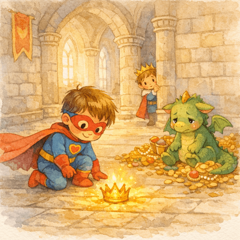 Araik et la petite couronne du château