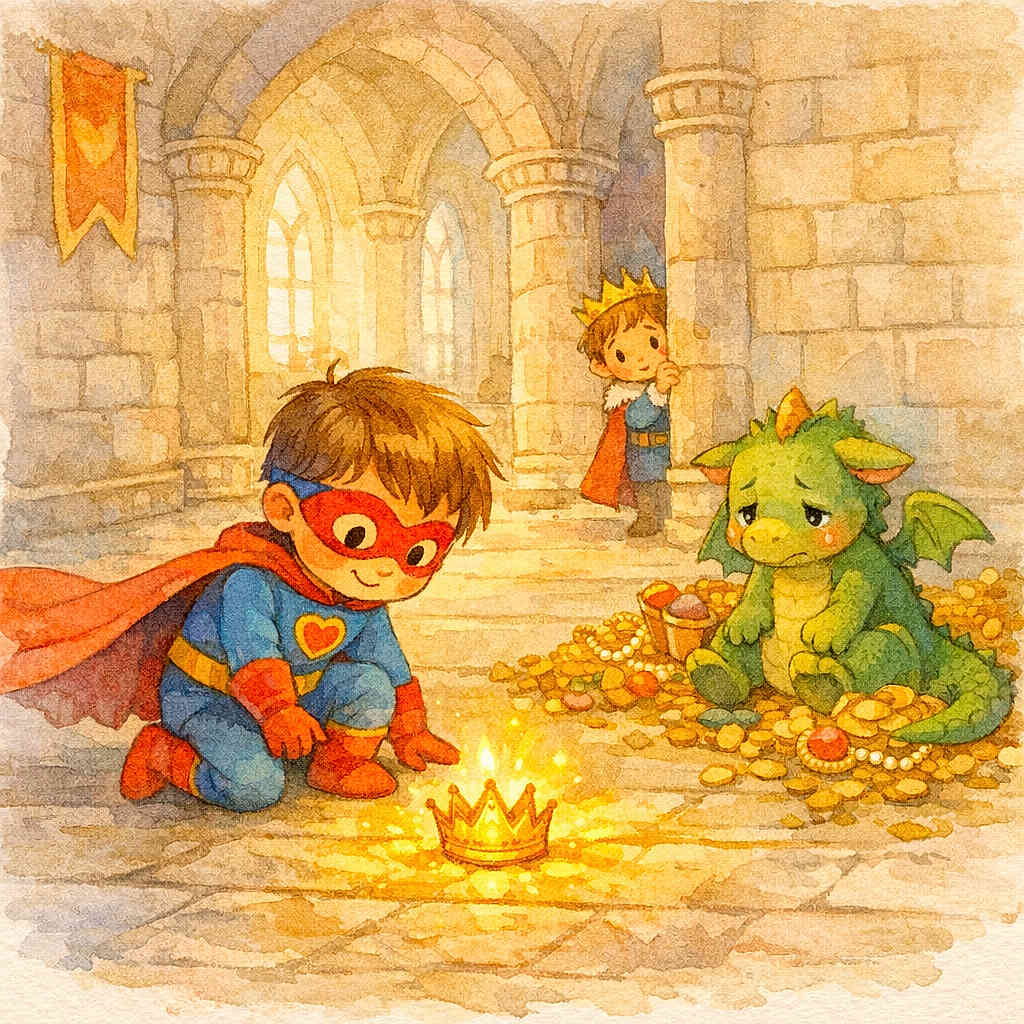 Araik et la petite couronne du château