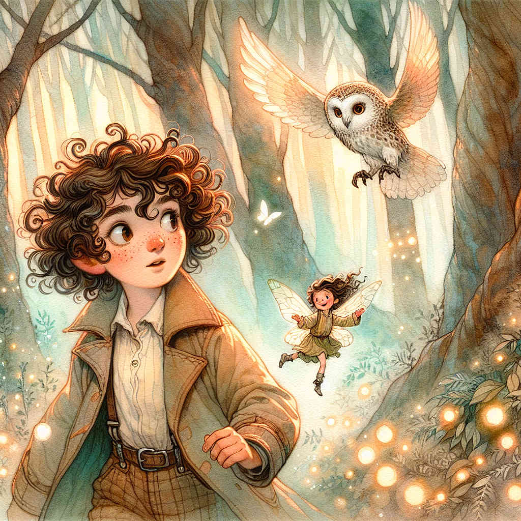 Leana et le Secret de la Forêt Lumineuse