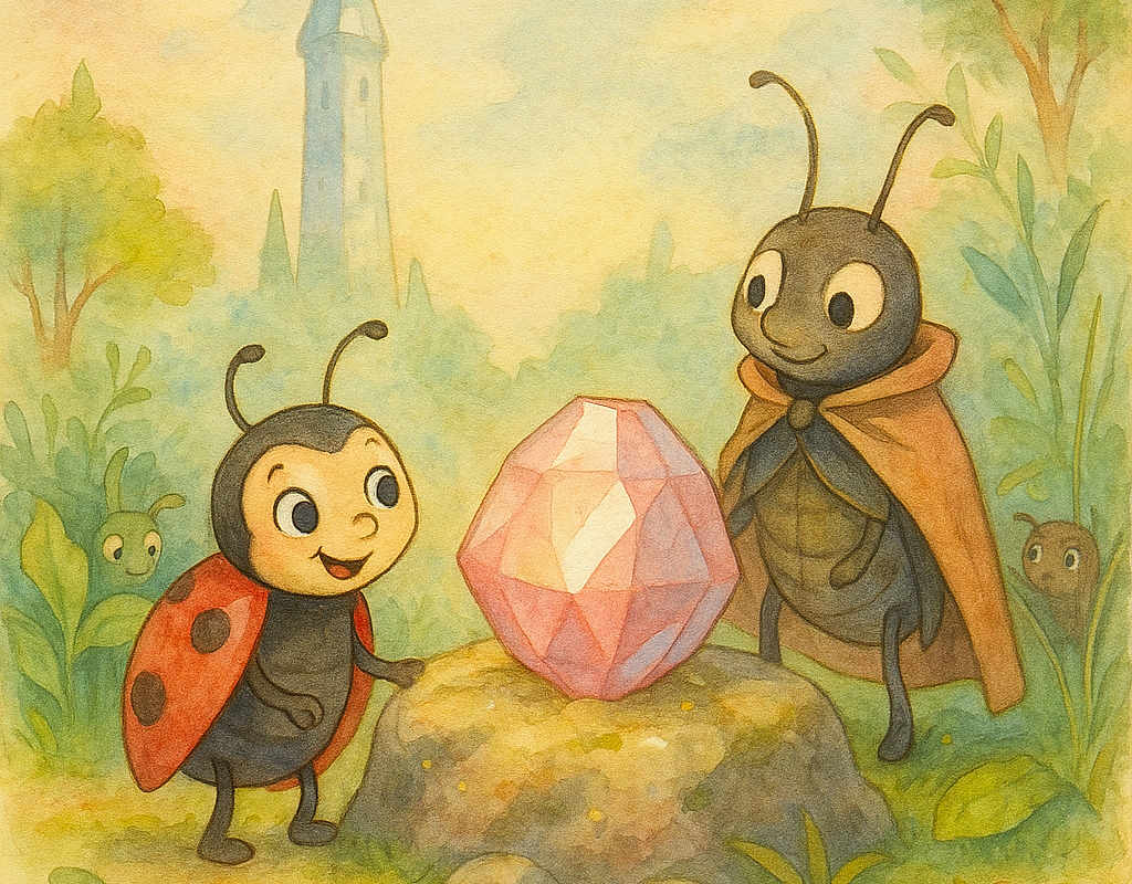 Mama Bug and the Tiny Gem