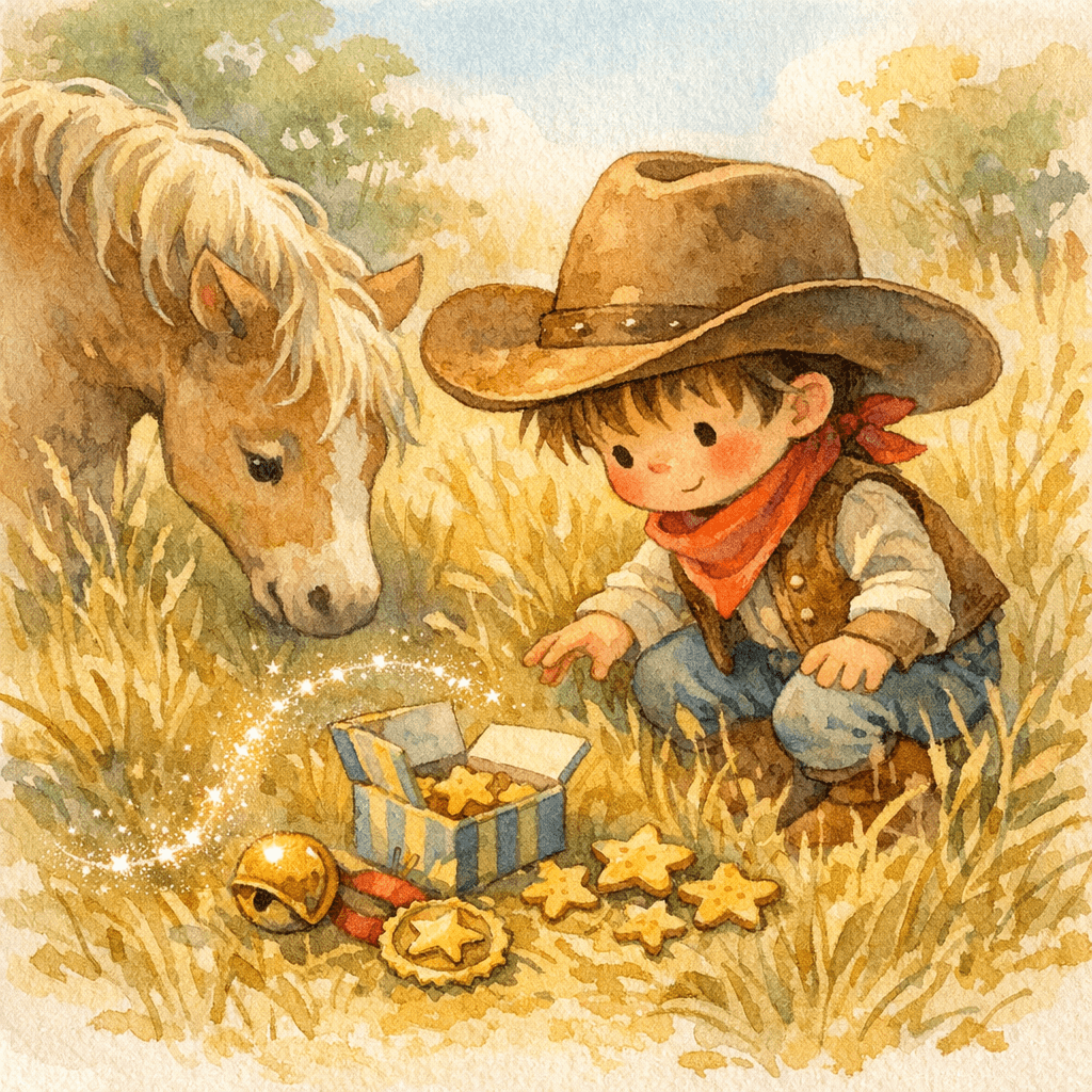 Bouffie, le petit cowboy, et le grelot perdu