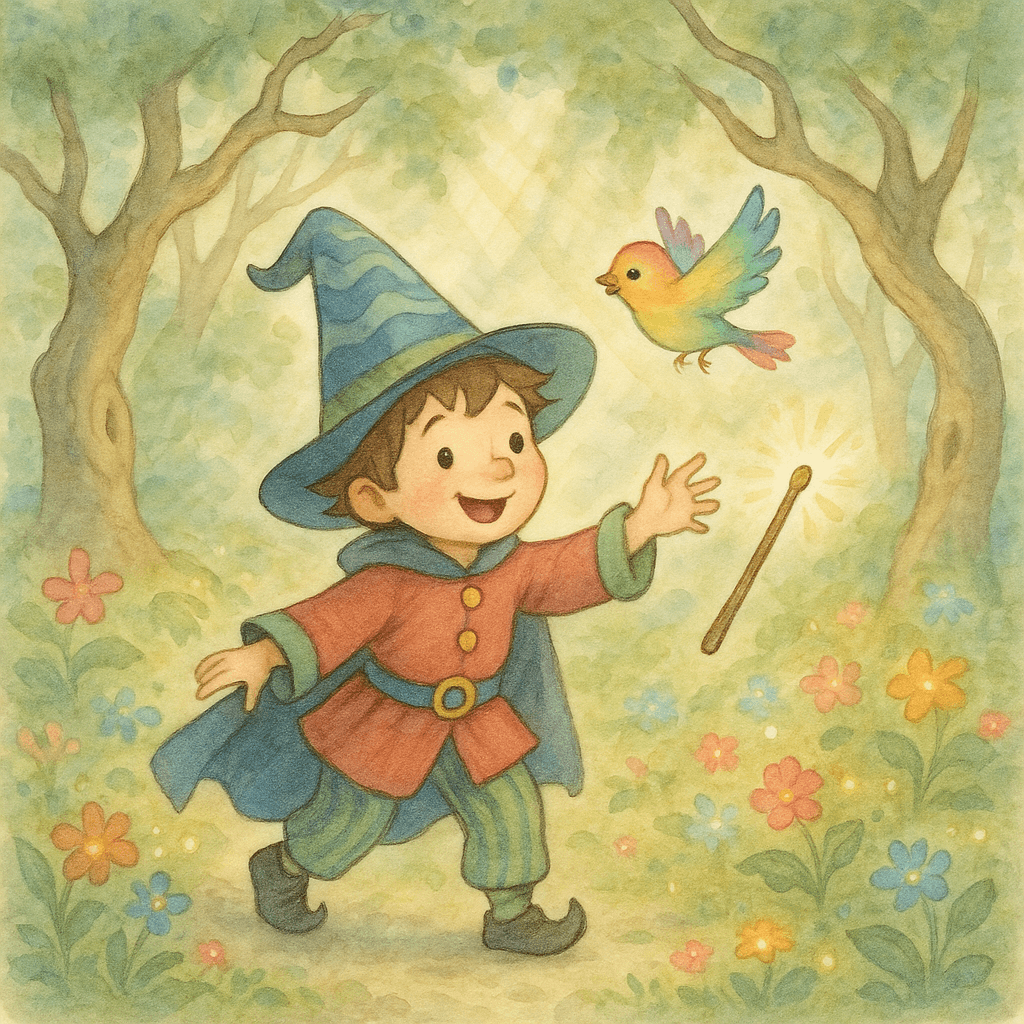 L'artiste et la baguette perdue