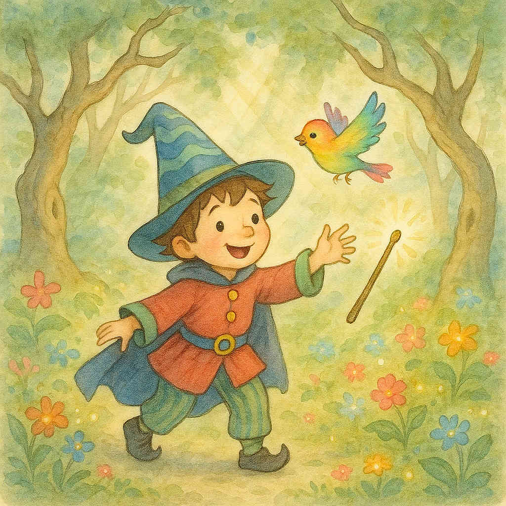 L'artiste et la baguette perdue