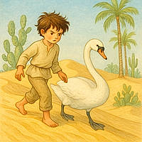 Adrian et le Cygne du Désert