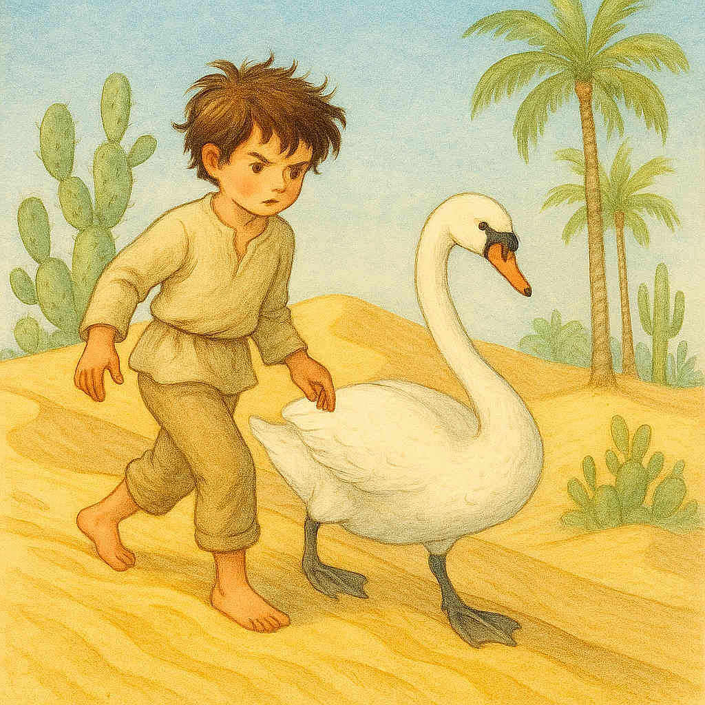 Adrian et le Cygne du Désert