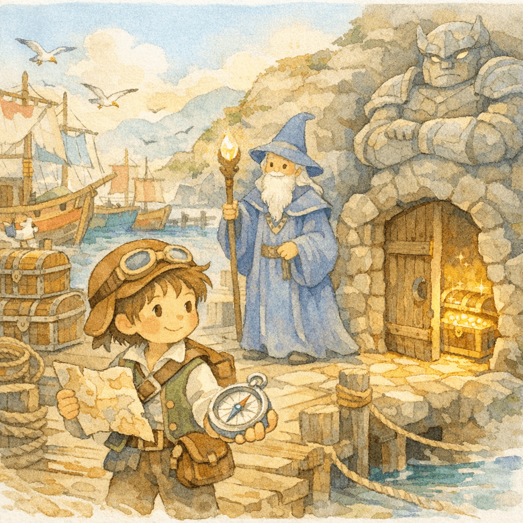 Victor and the Harbor Treasure Door