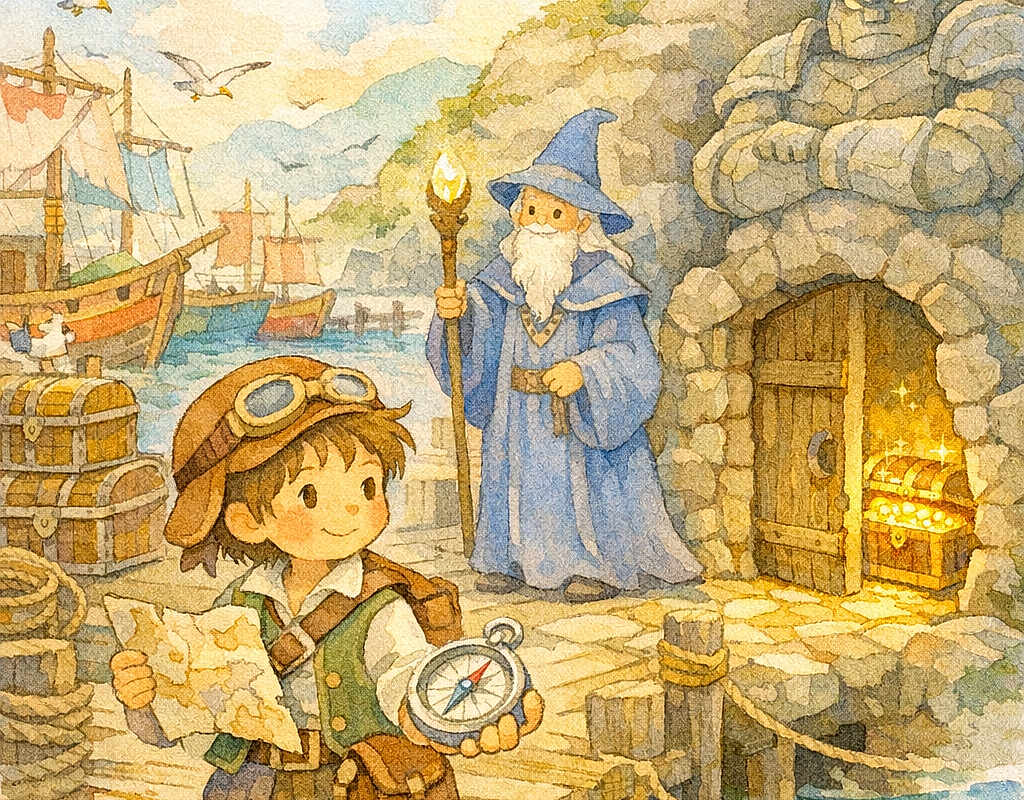 Victor and the Harbor Treasure Door