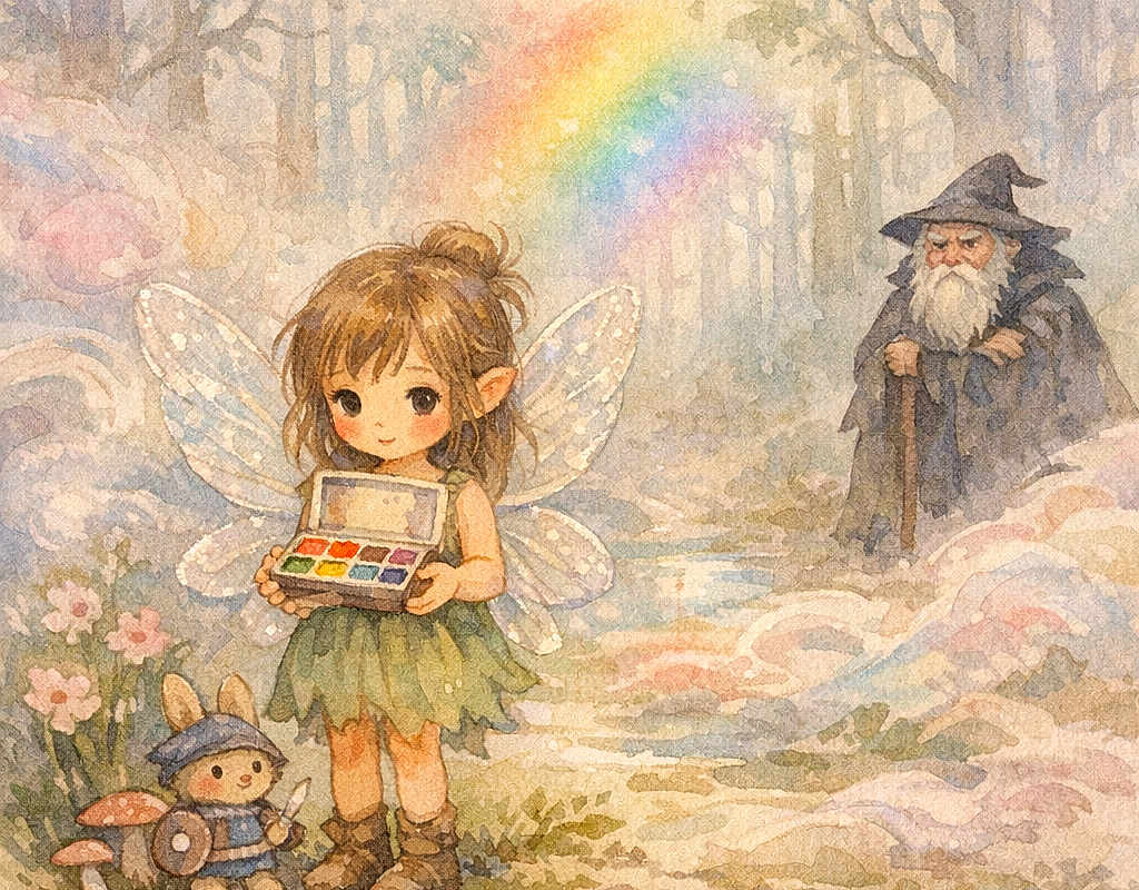 Jenny and the Color Box of Ether Forest