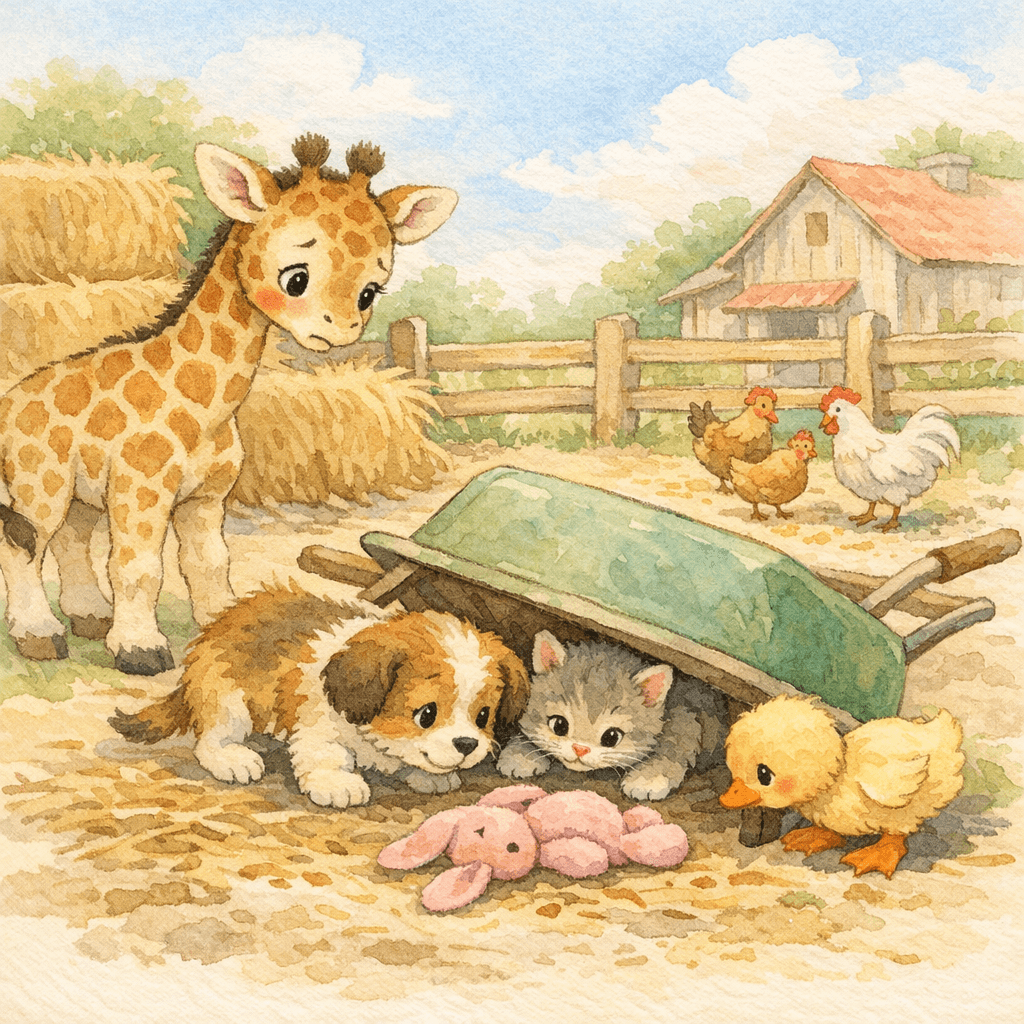 Le Girafon Nawa et le doudou perdu