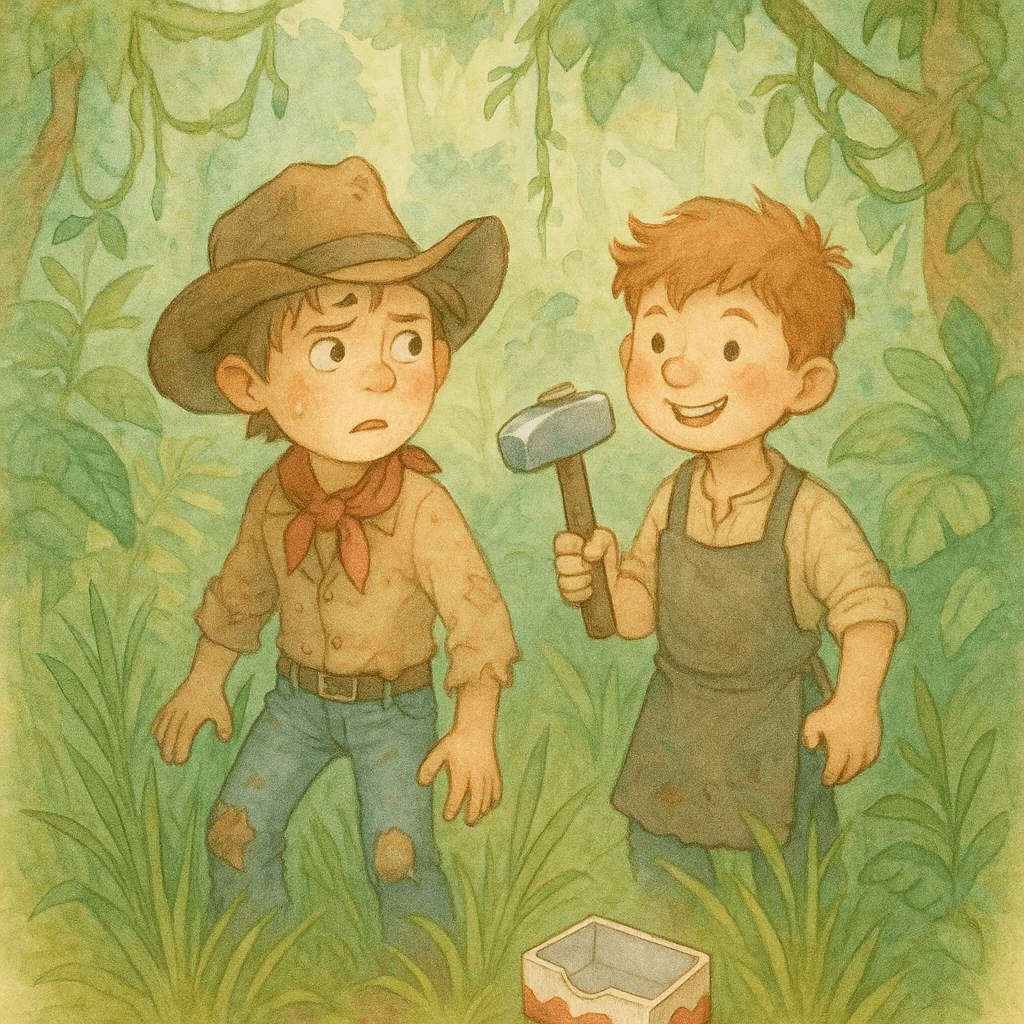 Etienne le mangeur de Kinder dans la jungle