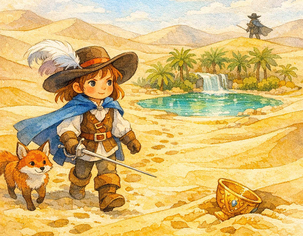 Meadow the Musketeer and the Hidden Oasis Cup