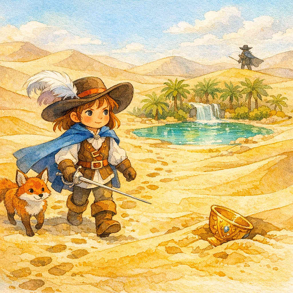 Meadow the Musketeer and the Hidden Oasis Cup