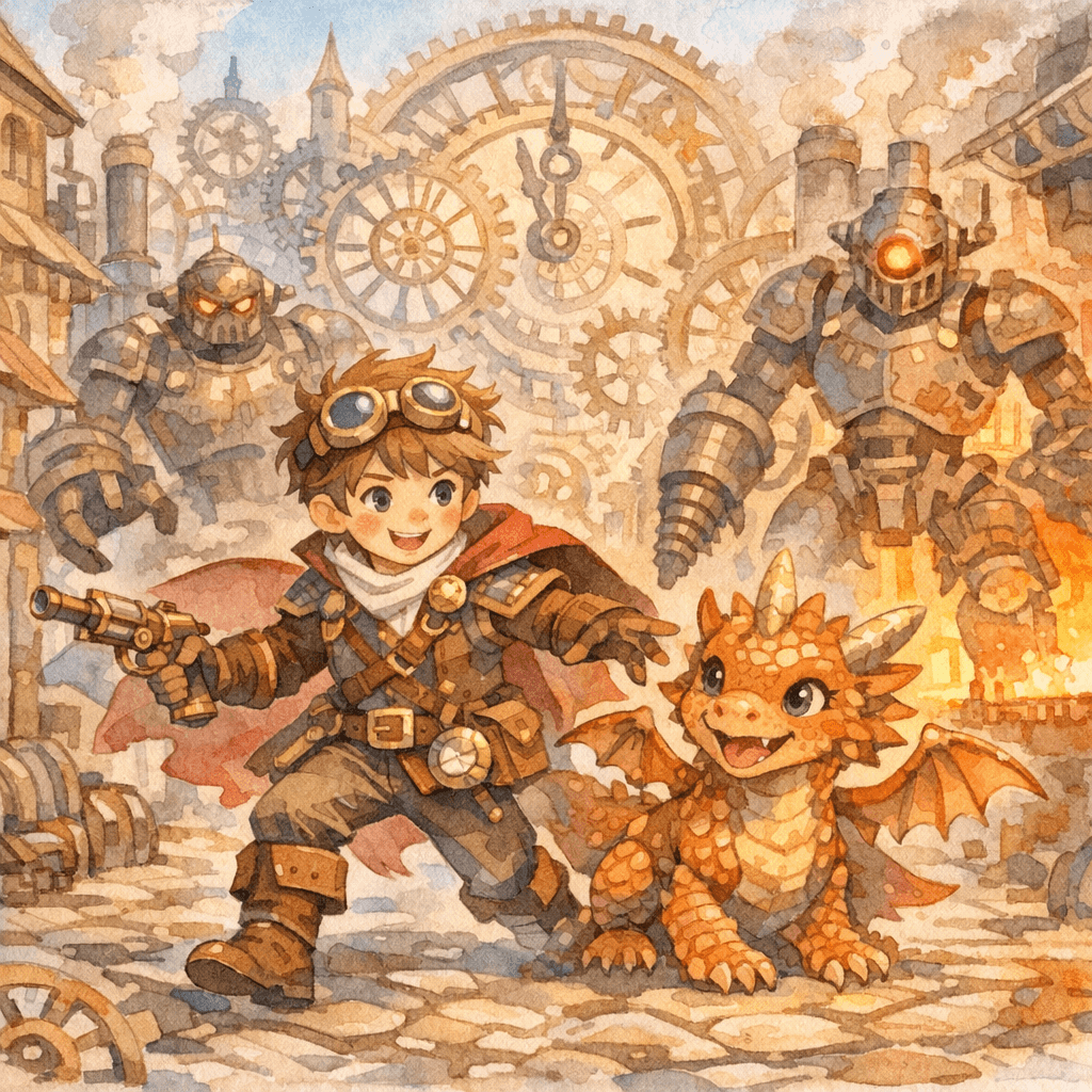 The Clockwork Sky and the Dragon Jack