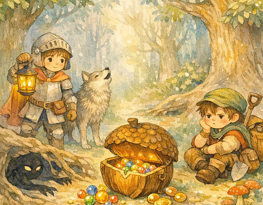 Sir Carter the Great and the Acorn Chest Map