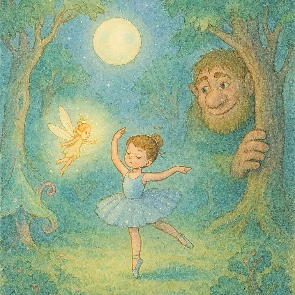 The Ballerina’s Moonlight Dance
