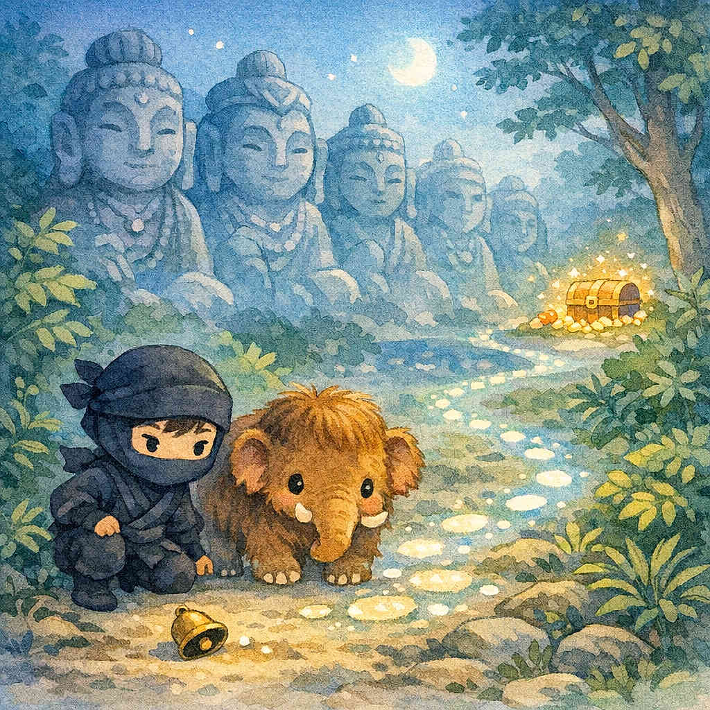 Nawa le Ninja et la Clochette des Statues