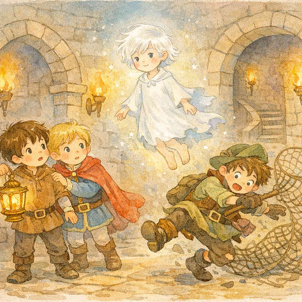 Ezio et la lampe du château