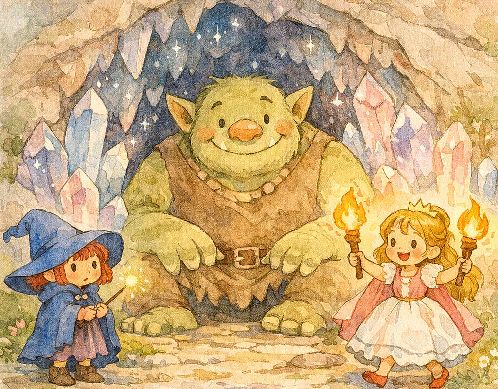 Mia and the Hidden Treasure of the Crystal Cave