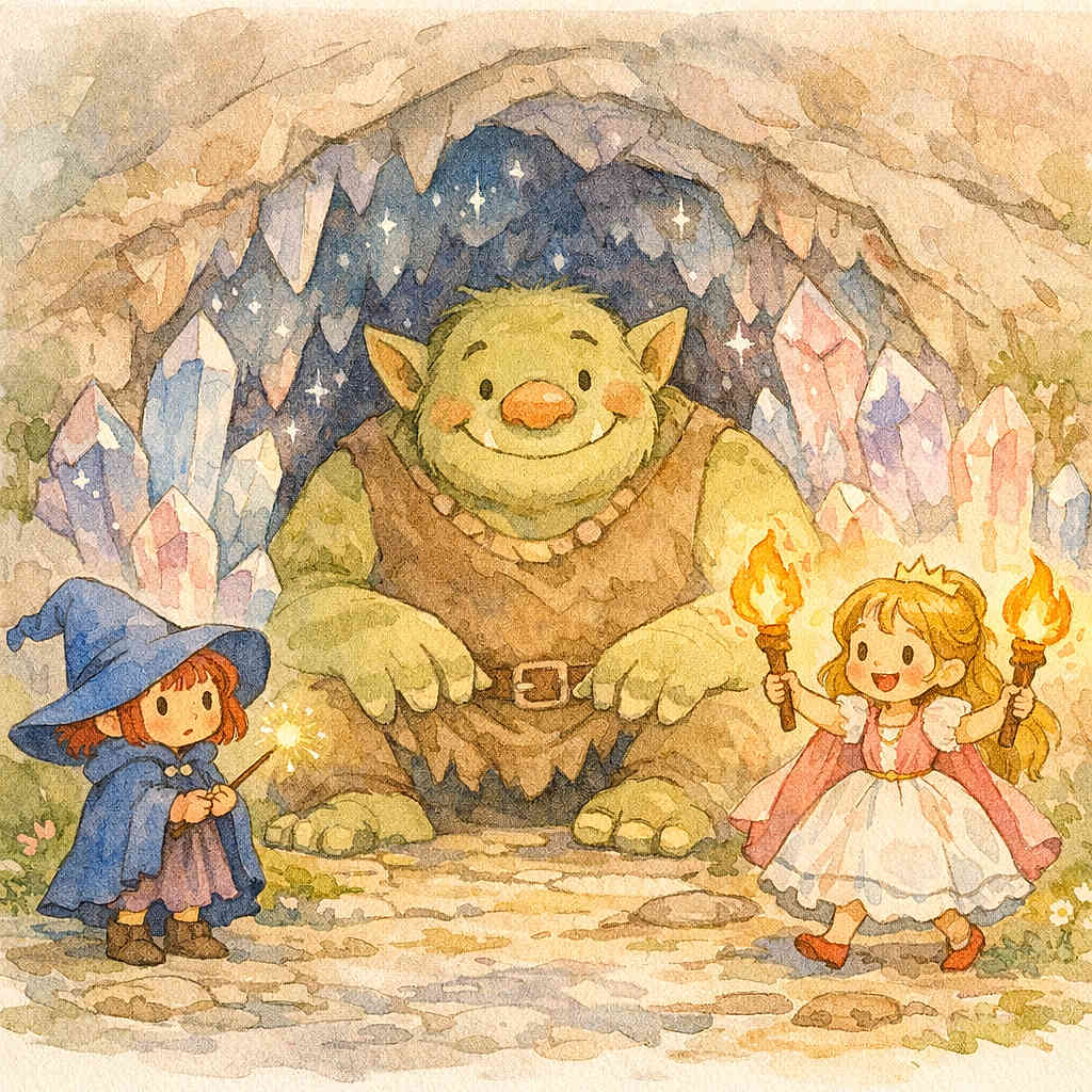 Mia and the Hidden Treasure of the Crystal Cave