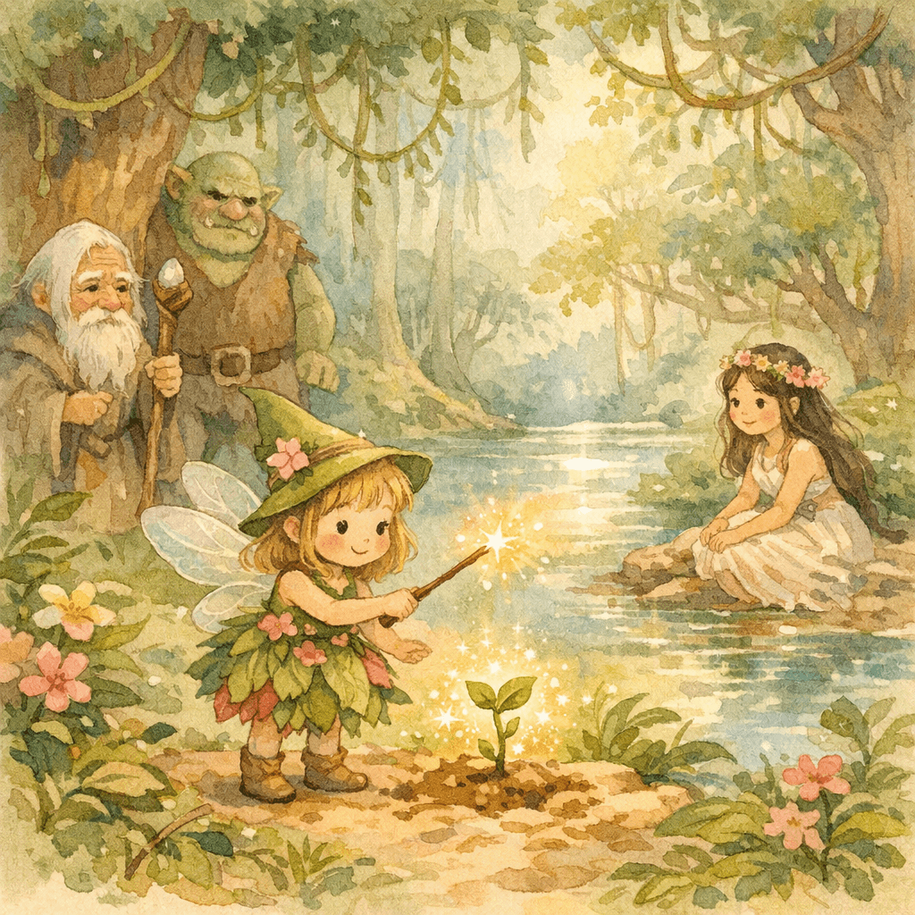 Nawa perdue et la forêt enchantée