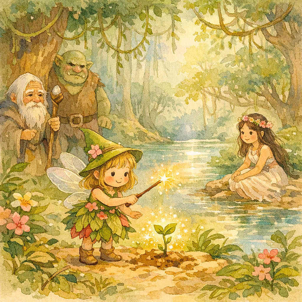 Nawa perdue et la forêt enchantée