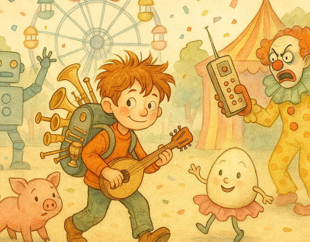 Luca and the Melody Mayhem at Zanyland Park