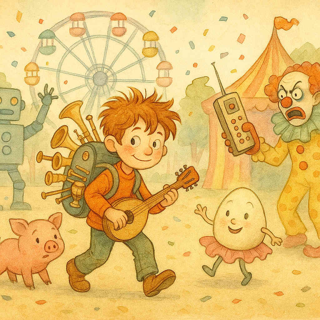 Luca and the Melody Mayhem at Zanyland Park