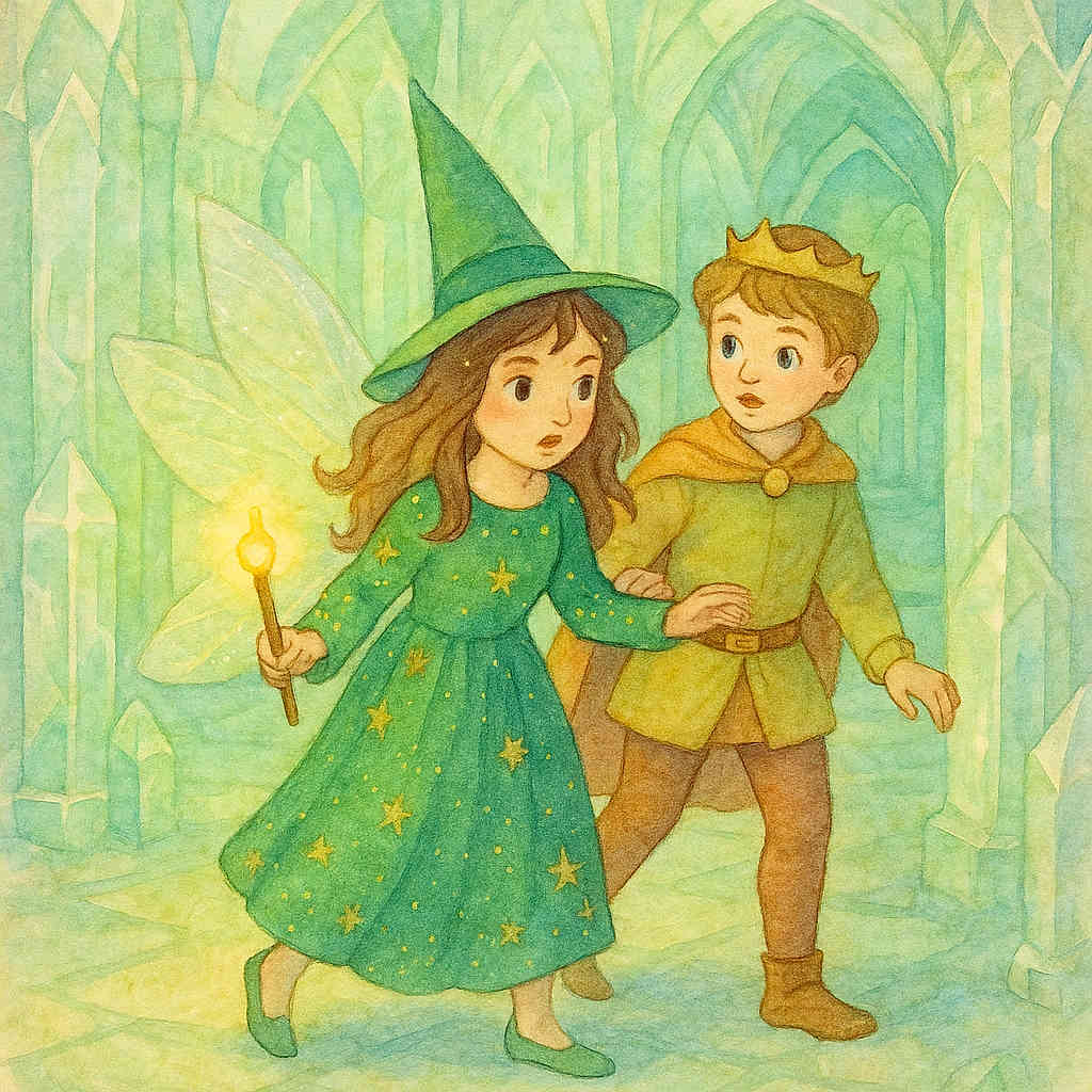 Amélia et le Trésor des Cristaux d’Émeraude