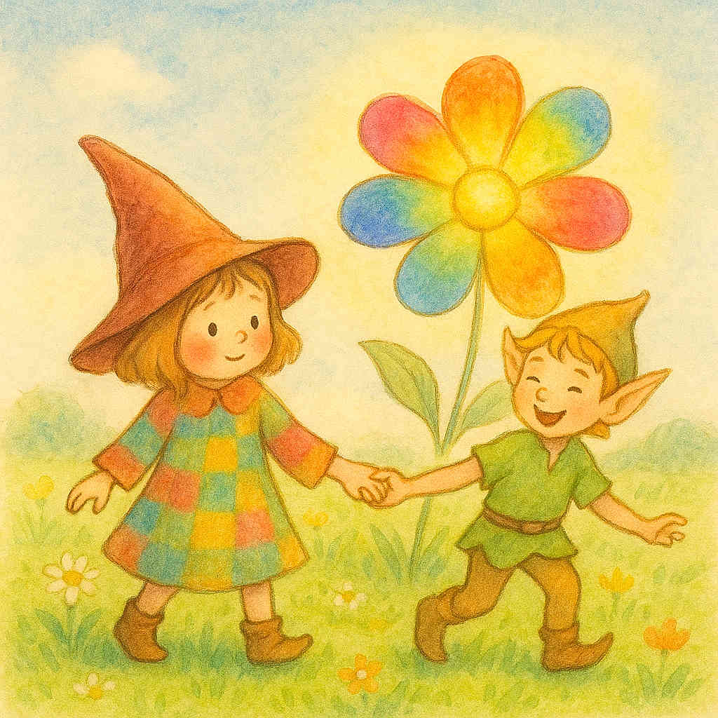 Cassie et la Fleur Arc-en-ciel