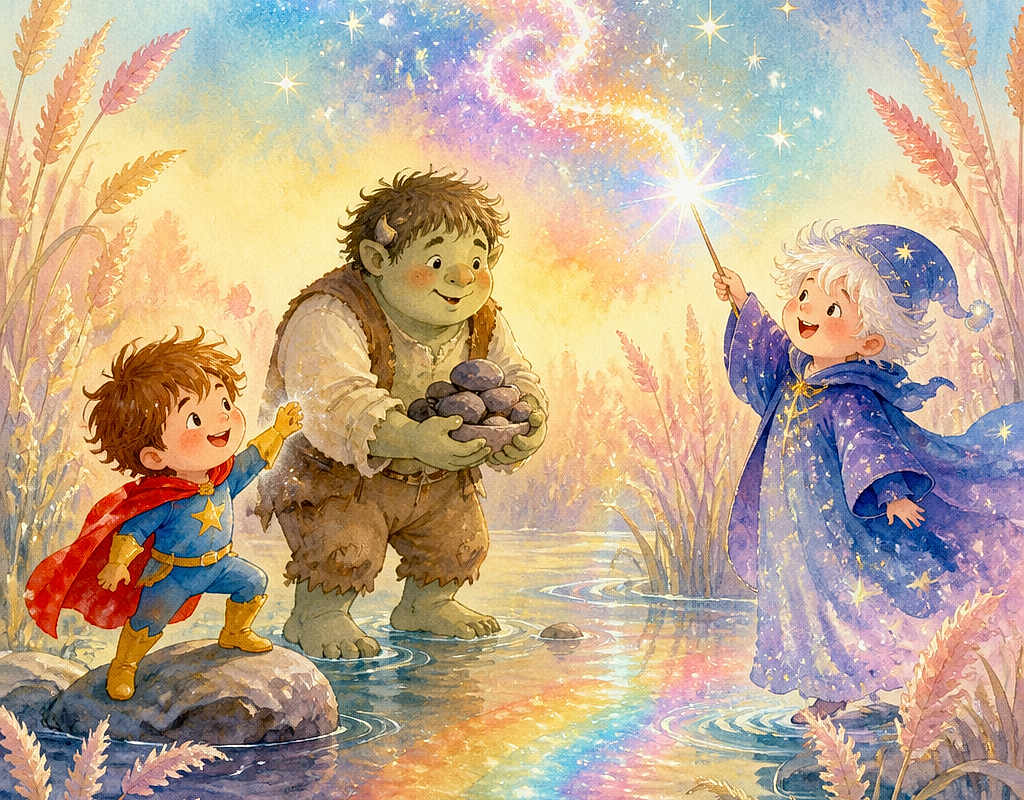 Dragon Warrior and the Color Pebbles