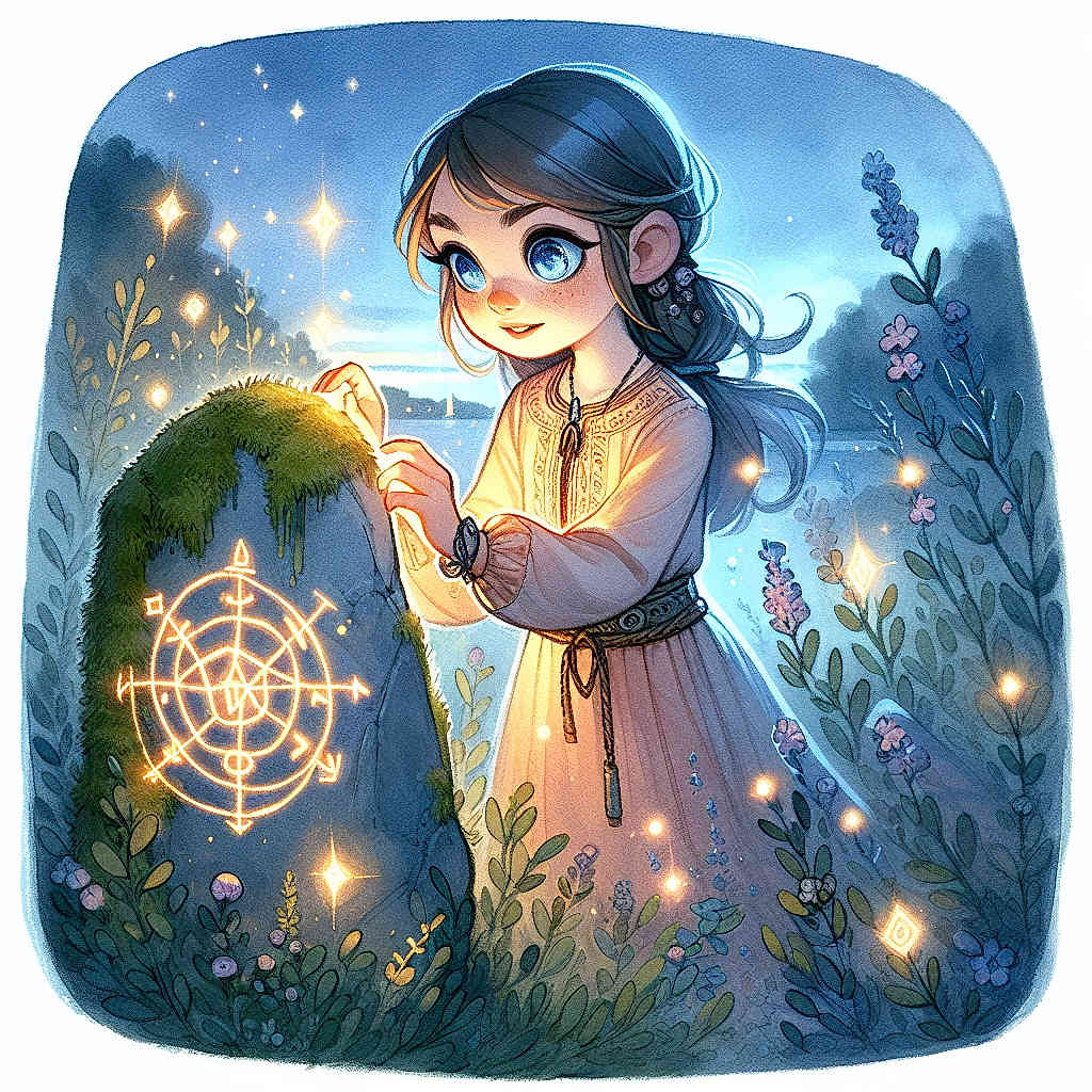 Aurora and the Celestial Wand