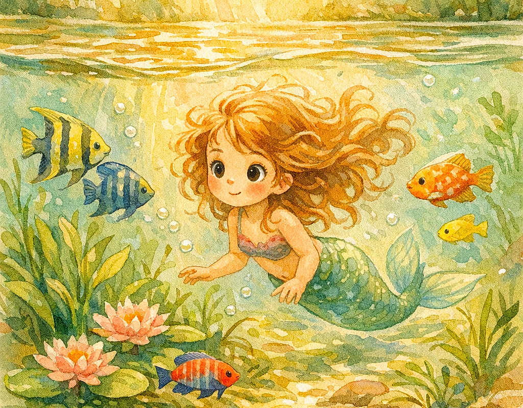 Kitty the Brave Mermaid