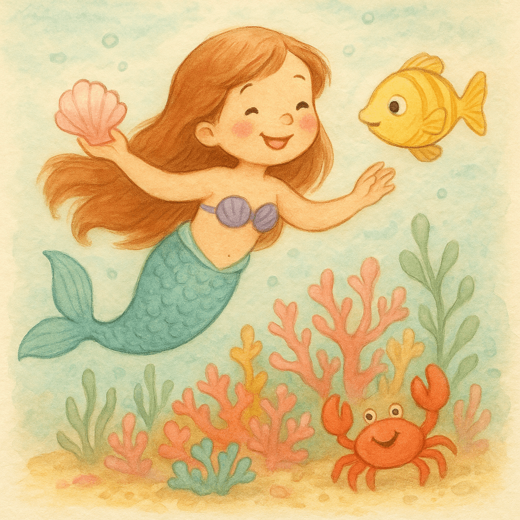 Eden the Mermaid and the Lost Seashell