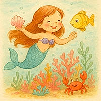 Eden the Mermaid and the Lost Seashell