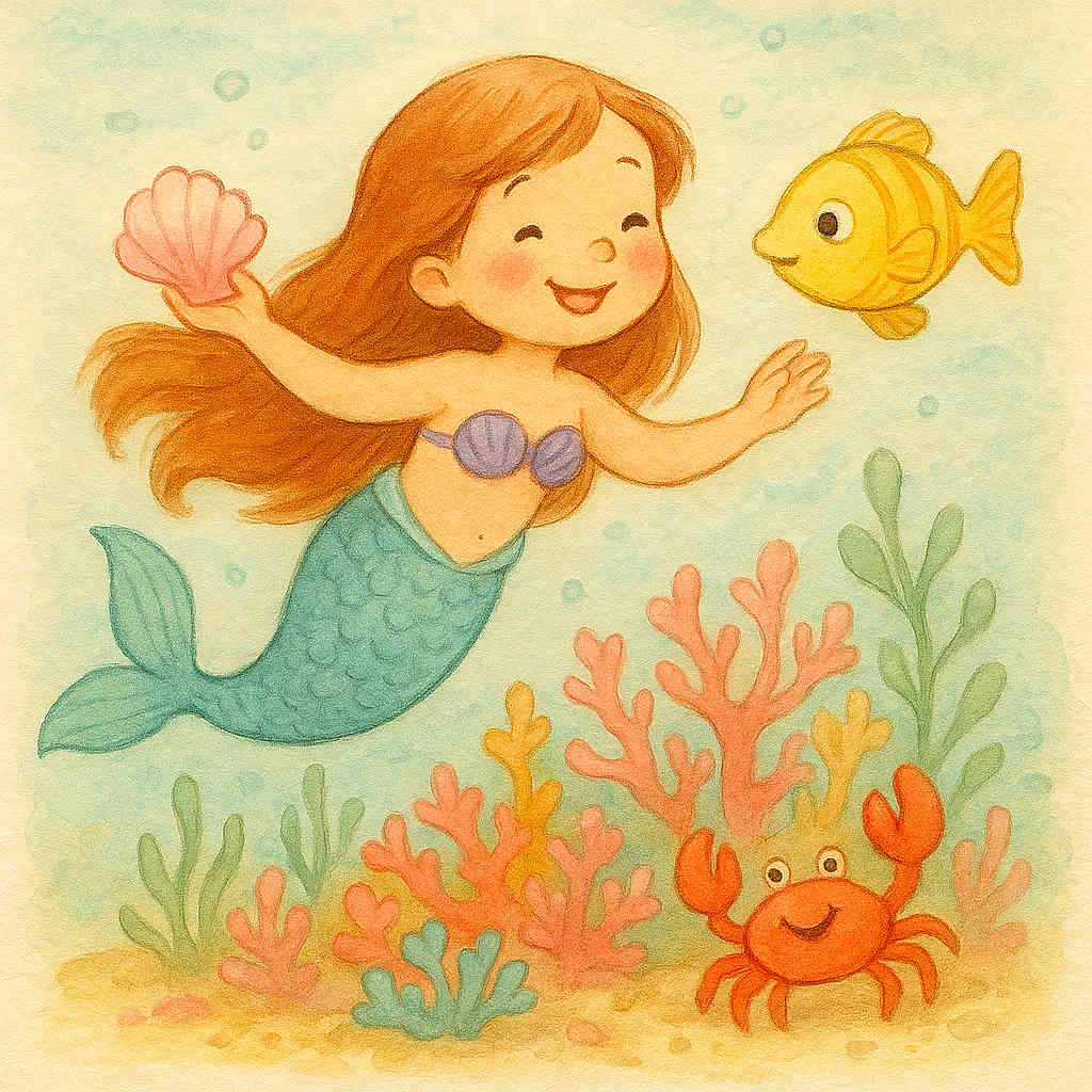 Eden the Mermaid and the Lost Seashell