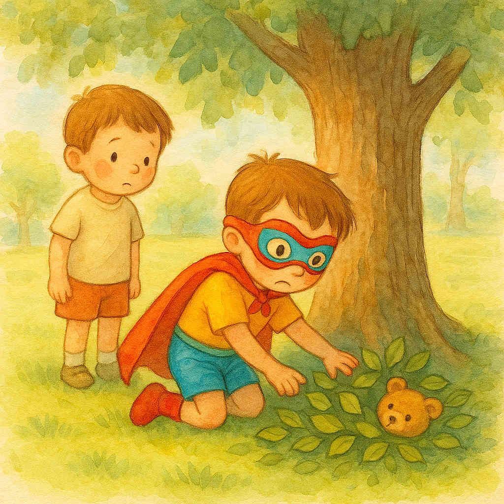 Superhero’s Lost Toy