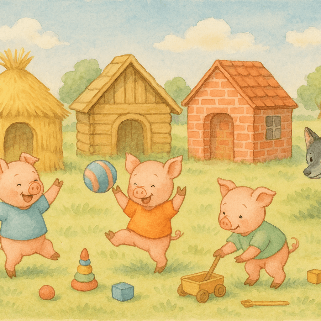 Bandit and the Three Little Pigs