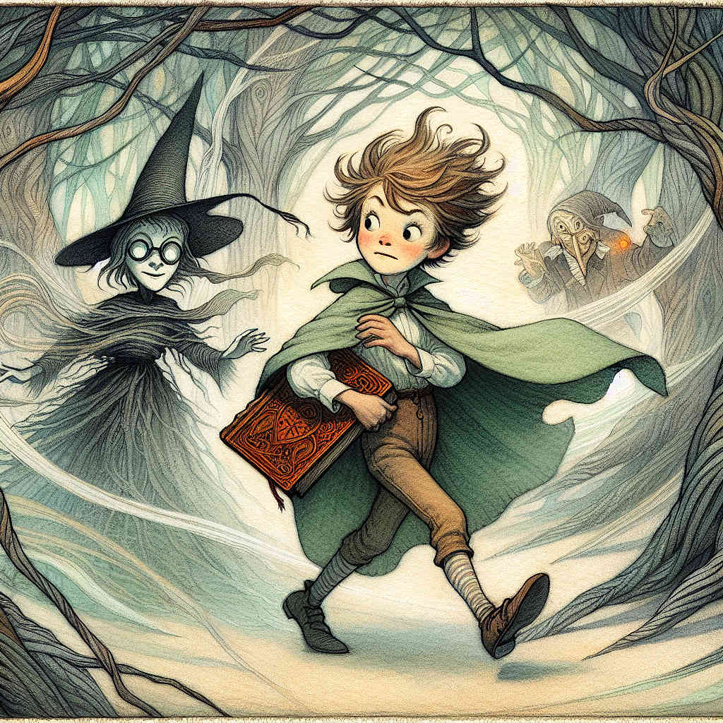 Liam et le Phare Enchanté de la Forêt Éthérée