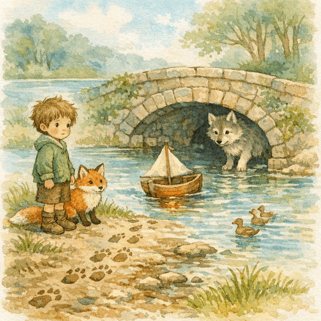 Nino, Roux et le bateau du lac