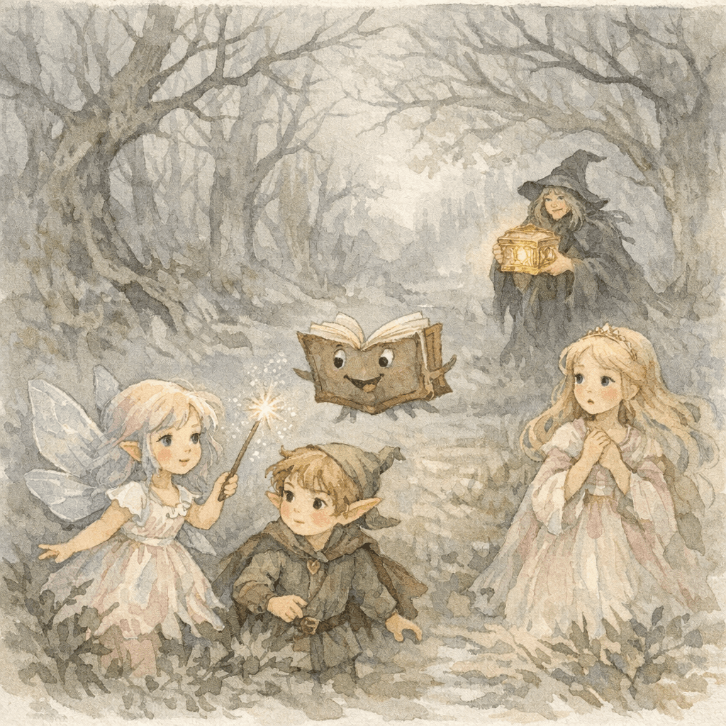 Lya la petite fée et la boîte des couleurs