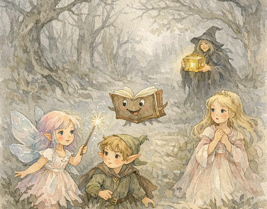 Lya la petite fée et la boîte des couleurs