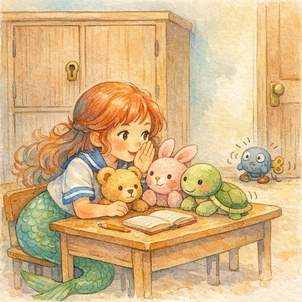 Mermaid Girl and the Cabinet Key Mystery